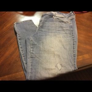 Destructed Jegging Plus Size